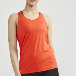 Craft Sporttop - Maat XL - Vrouwen - Rood/oranje -Sportkleding-Dames Winkel 550x580
