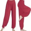 New Age Devi Harembroek - Yogabroek - Chillbroek - Cerise - XXL - Harempants - Luchtige Broek - Loose Pants -Sportkleding-Dames Winkel 550x582 1