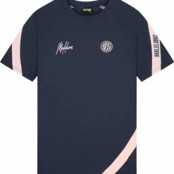 Malelions Sport Sport Pre-Match T-Shirt Pink/Navy XS