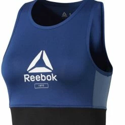 Reebok Wor Lths Bralette Beha Vrouwen Blauw 2XS