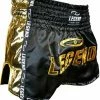 Legend Sports Kickboks Broekje Kids/Volwassenen Golden Star Satijn XL