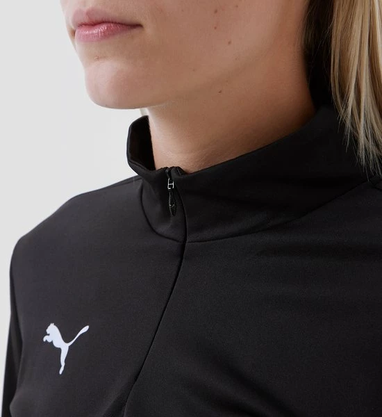 Puma Individualliga Voetbaltop / Sporttrui - Met Rits - Zwart/Grijs Dames - Maat M 3 Puma Individualliga Voetbaltop / Sporttrui - Met Rits - Zwart/Grijs Dames - Maat M
