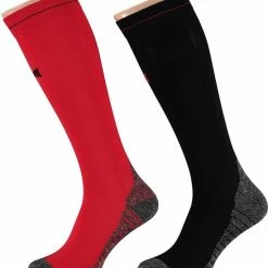 X Treme Sockswear Xtreme Compressie Sokken Hardlopen 2-pack Multi Red