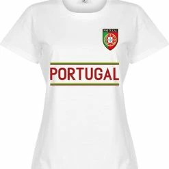 Retake Portugal Dames Team T-Shirt - Wit - M