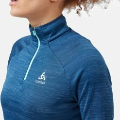ODLO Midlayer 1/2 Zip Run Easy Sportshirt Vrouwen - Maat XL -Sportkleding-Dames Winkel 550x605
