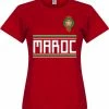 Retake Marokko Dames Team T-Shirt - Rood - XL -Sportkleding-Dames Winkel 550x607