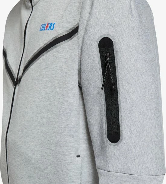 Nike - FC Barcelona - Tech /fleece Trainingspak - Grey/black - 22/23 5 Nike - FC Barcelona - Tech /fleece Trainingspak - Grey/black - 22/23 - Afbeelding 3