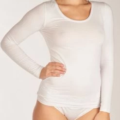 Playtex Thermische Shirt Wit Katoen 42