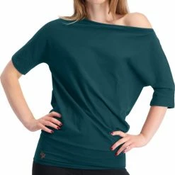 Urban Goddess Bhav Sportshirt - Maat S - Vrouwen - Donkergroen