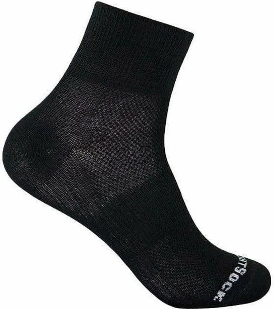 Wrightsock Coolmesh Quarter - Zwart - 37-41 5 Wrightsock Coolmesh Quarter - Zwart - 37-41 - Afbeelding 3