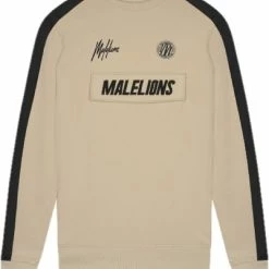 Malelions - Academy -Trainingspak - Beige/zwart -Sportkleding-Dames Winkel 550x624 1