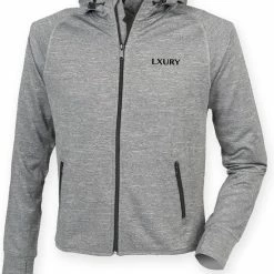 LXURY Full Zip Sportvest Maat M Grijs - Dames - Trainingsvest - Sportkleding - Kleding