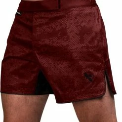 Hayabusa Hex Hybrid Fight Shorts Burgundy M - Jeans Maat 32