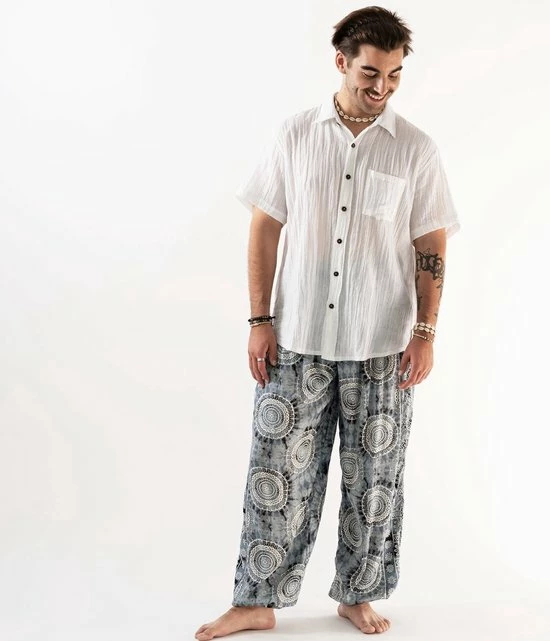 Merkloos Harembroek - Yoga - Loungewear - Sportbroek - Bohemian - Boho - Ibiza 6 Merkloos Harembroek - Yoga - Loungewear - Sportbroek - Bohemian - Boho - Ibiza - Afbeelding 4