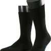 FALKE Run Gewatteerd Warm Ademend Hoogwaardig Anti Zweet Zacht Zonder Motief Kleurrijk Hardloop Hoog Katoen Zwart Unisex Sokken - Maat 49-50