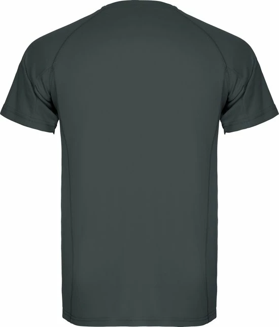 Merkloos Donker Grijs Unisex Unisex Sportshirt Korte Mouwen MonteCarlo Merk Roly Maat S 5 Merkloos Donker Grijs Unisex Unisex Sportshirt Korte Mouwen MonteCarlo Merk Roly Maat S - Afbeelding 3