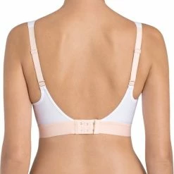 Triumph Sportbeha - Maat 80D - Vrouwen - Wit/ Licht Roze -Sportkleding-Dames Winkel 550x645