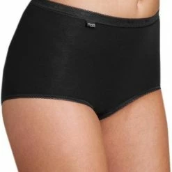 Set Van 3x Stuks Sloggi Basic Maxi Senioren Dames Slips/onderbroeken - Damesondergoed, Maat: 54 In Het Wit In Het Wit In Het Wit -Sportkleding-Dames Winkel 550x651 1