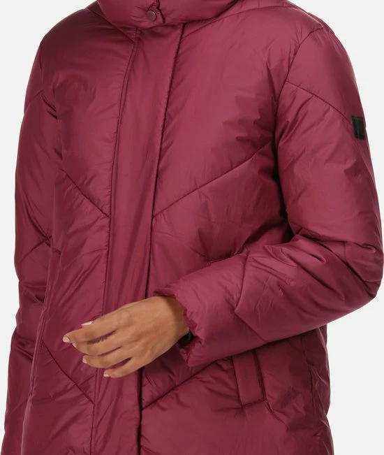 De Regatta Longley Extra Lange Jas - Dames - Waterafstotend - Geïsoleerd - Paars 12 De Regatta Longley Extra Lange Jas - Dames - Waterafstotend - Geïsoleerd - Paars - Afbeelding 10