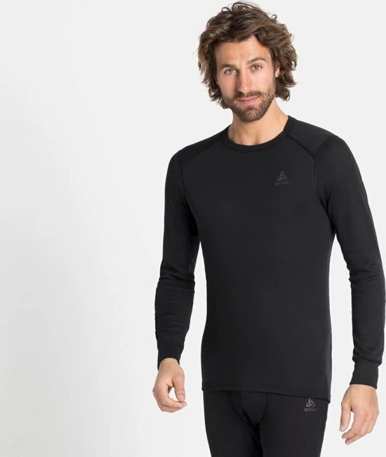 ODLO Bl Top Crew Neck L/S Active Warm Eco Thermoshirt Heren - Maat L 4 ODLO Bl Top Crew Neck L/S Active Warm Eco Thermoshirt Heren - Maat L - Afbeelding 2