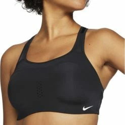 Nike Alpha Bra Sportbeha Dames - Black/White