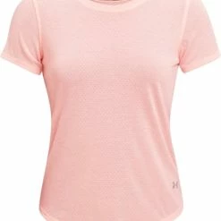 Under Armour Streaker Run Short Sleeve 1361371-658, Vrouwen, Roze, T-shirt, Maat: S