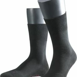 FALKE Run Gewatteerd Warm Ademend Hoogwaardig Anti Zweet Zacht Zonder Motief Kleurrijk Hardloop Hoog Katoen Grijs Unisex Sokken - Maat 35-36 -Sportkleding-Dames Winkel 550x658 1