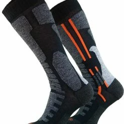 Comodo Motorsokken Performance - Met Drytex Comfort - Zwart/Oranje 39-42