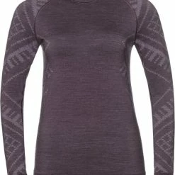 Odlo - Warm Shirt LS Crew Neck - Dames - Maat M