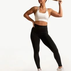 Mygainz High Waisted Sportlegging Met Zakken - Zwart 15 Mygainz High Waisted Sportlegging Met Zakken - Zwart -Sportkleding-Dames Winkel 550x667 17