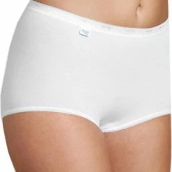 Set Van 3x Stuks Sloggi Basic Maxi Senioren Dames Slips/onderbroeken - Damesondergoed, Maat: 54 In Het Wit In Het Wit In Het Wit -Sportkleding-Dames Winkel 550x668 3
