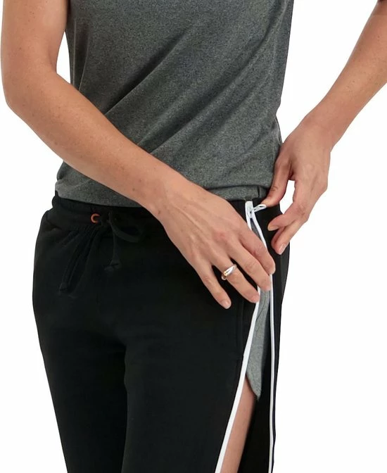 2ZiP Smart Sport Fashion 2ZiP Joggingbroek Met Lange Ritsen - Dames - Zwart - Maat XS 6 2ZiP Smart Sport Fashion 2ZiP Joggingbroek Met Lange Ritsen - Dames - Zwart - Maat XS - Afbeelding 4