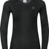 ODLO Bl Top Crew Neck L/S Active Fdry Light Thermoshirt Dames - Maat XL