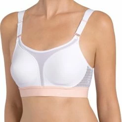 Triumph Sportbeha - Maat 80D - Vrouwen - Wit/ Licht Roze -Sportkleding-Dames Winkel 550x676 1