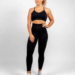 JT Supply – Shape - Sport BH – Fitness Beha – Fitness Top - Sport Beha – Premium BH – Dames Kleding – Push Up – Met Pads – Zwart -Sportkleding-Dames Winkel 550x687 36