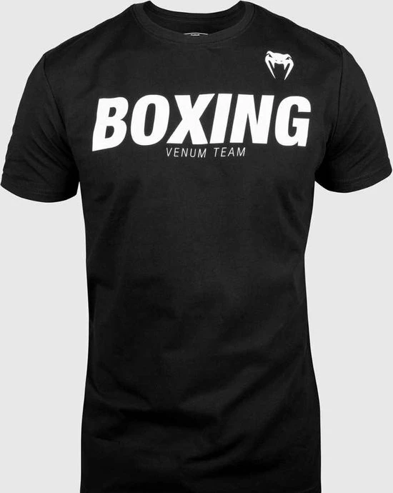 Venum Boxing VT T-Shirt - Katoen - Zwart Met Wit - L 11 Venum Boxing VT T-Shirt - Katoen - Zwart Met Wit - L - Afbeelding 9