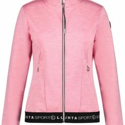 Luhta Midlayer Vest Dames - Roze/Zwart - Maat M