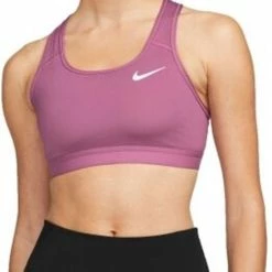 Nike Swoosh Sportbeha - Paars - Maat L