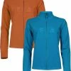 DUO-PACK Dames Sweatshirt Van Ons Merk Thousand Islands Oranje/Blauw: Maten - L