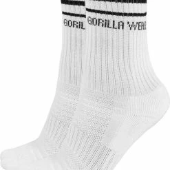 Gorilla Wear - Crew Sokken 2-Pack - Wit - EU 39-42