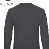 Merkloos Senvi Basic Sweater (Kleur: Anthracite) - (Maat XL) -Sportkleding-Dames Winkel 550x723 8