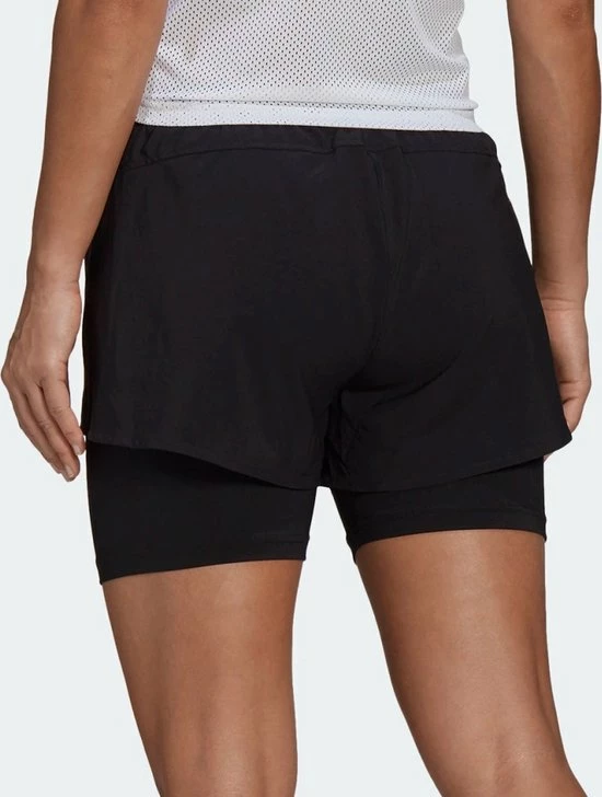 Adidas Adidas Designed 2 Move 2-in-1 Short Sportbroek - Maat S - Vrouwen - Zwart 4 Adidas Adidas Designed 2 Move 2-in-1 Short Sportbroek - Maat S - Vrouwen - Zwart - Afbeelding 2