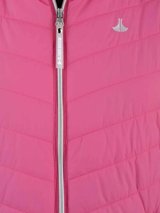 BJØRNSON Siri Bodywarmer Dames - Winddicht - Waterafstotend - Maat 52 - Roze 9 BJØRNSON Siri Bodywarmer Dames - Winddicht - Waterafstotend - Maat 52 - Roze - Afbeelding 7