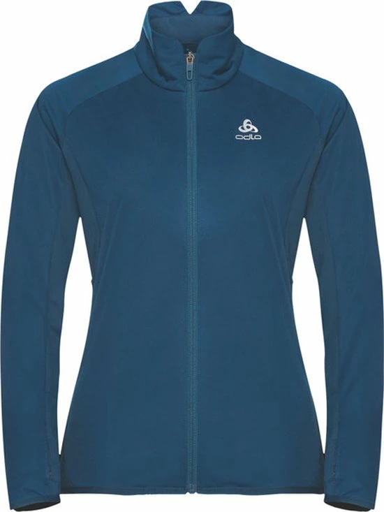 ODLO Jacket ZEROWEIGHT Logic Vrouwen Sportjas - Poseidon - Maat XS 5 ODLO Jacket ZEROWEIGHT Logic Vrouwen Sportjas - Poseidon - Maat XS - Afbeelding 3