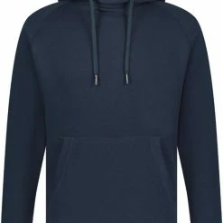 Masita | Hoodie Trui Heren - Fleece Binnenkant - Sporttrui - Handige Steekzakken - NAVY BLUE - XXL