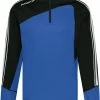 Masita | Zip-Sweater Forza - Korte Ritssluiting En Duimgaten - ROYAL BLUE/BLAC - L -Sportkleding-Dames Winkel 550x736 3