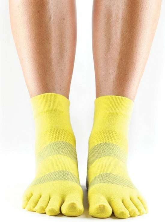 Hardloop TeenSokken Minnie ToeSox - Geel/grijs 3 Hardloop TeenSokken Minnie ToeSox - Geel/grijs