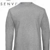 Merkloos Senvi Basic Sweater (Kleur: Heather Grey) - (Maat XL) -Sportkleding-Dames Winkel 550x740