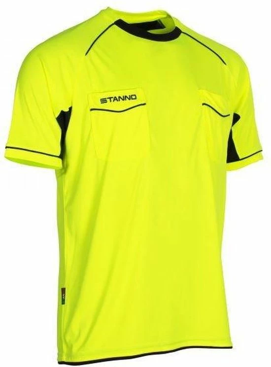 Stanno Bergamo Referee Shirt Korte Mouw - Maat M 5 Stanno Bergamo Referee Shirt Korte Mouw - Maat M - Afbeelding 3