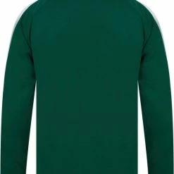 FitProWear Trainingspak Unisex Groen/Wit - Maat S - Dames - Heren - Trainingsjack - Trainingsbroek - Joggingspak - Trainingsjas - Sportkleding - Sportbroek - Trainingskleding - Fitness - Voetbal - Basketball - Polyester Trainingspak - 100% Polyester -Sportkleding-Dames Winkel 550x745 9